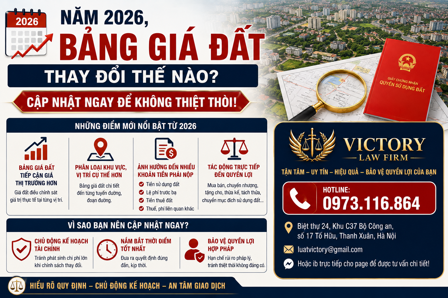 NĂM 2026, BẢNG GIÁ ĐẤT THAY ĐỔI THẾ NÀO? CẬP NHẬT NGAY ĐỂ KHÔNG THIỆT THÒI