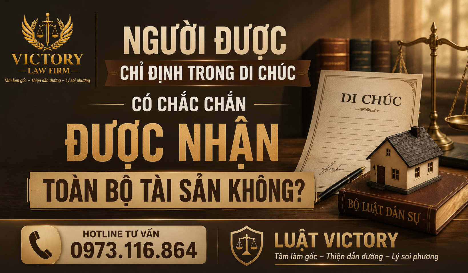 NGƯỜI ĐƯỢC CHỈ ĐỊNH TRONG DI CHÚC CÓ CHẮC CHẮN ĐƯỢC NHẬN TOÀN BỘ TÀI SẢN KHÔNG?
